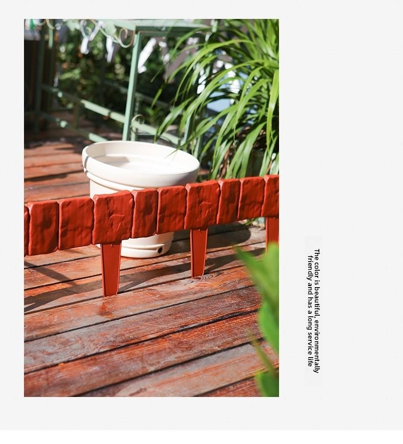 Plastic fence fence Garden fence Garden gardening fence Christmas villa Outdoor foldable fence