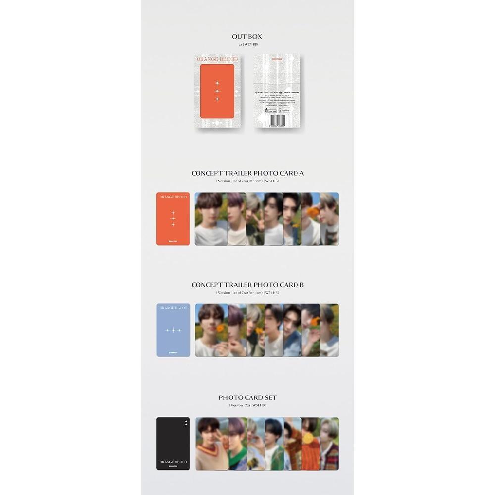 Enhypen Mini Album Blood Electronic Special Edition, K-Pop Music Collection, Official Merchandise, Must-Have Fan Item