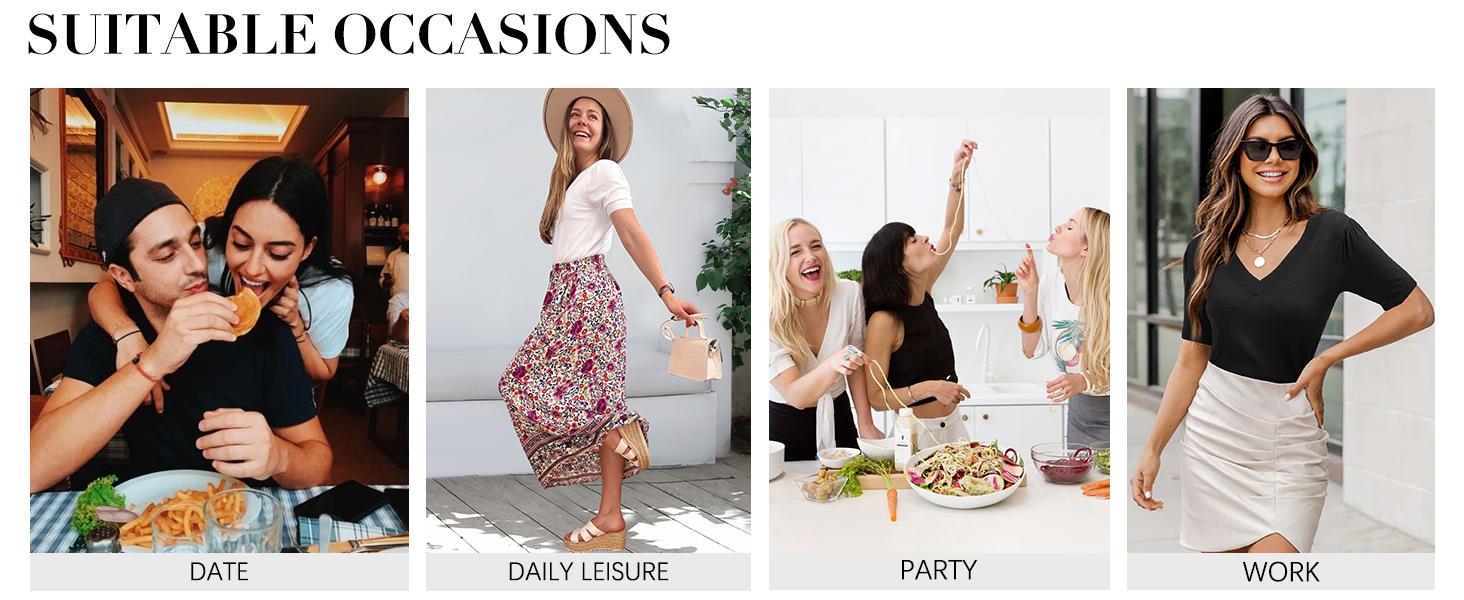 Arach&Cloz Women's Tops 2026 Spring Summer Short Sleeve Sweater Fashion Trendy Dressy Casual Outfit Versatile Knit Blouse SpringStatements Arach&Cloz Women's Tops 2026 Spring Summer Short Sleeve Sweater Fashion Trendy Dressy Casual Outfit Versatile Knit Blouse SpringStatements