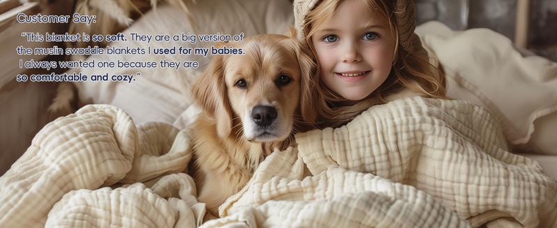 PHF Muslin Blanket 100% Cotton Throw Blanket, 4-Layer Lightweight Breathable Blanket, Soft Gauze Blanket, Stylish Blanket, Decor Gifts PHF Muslin Blanket 100% Cotton Throw Blanket, 4-Layer Lightweight Breathable Blanket, Soft Gauze Blanket, Stylish Blanket, Decor Gifts