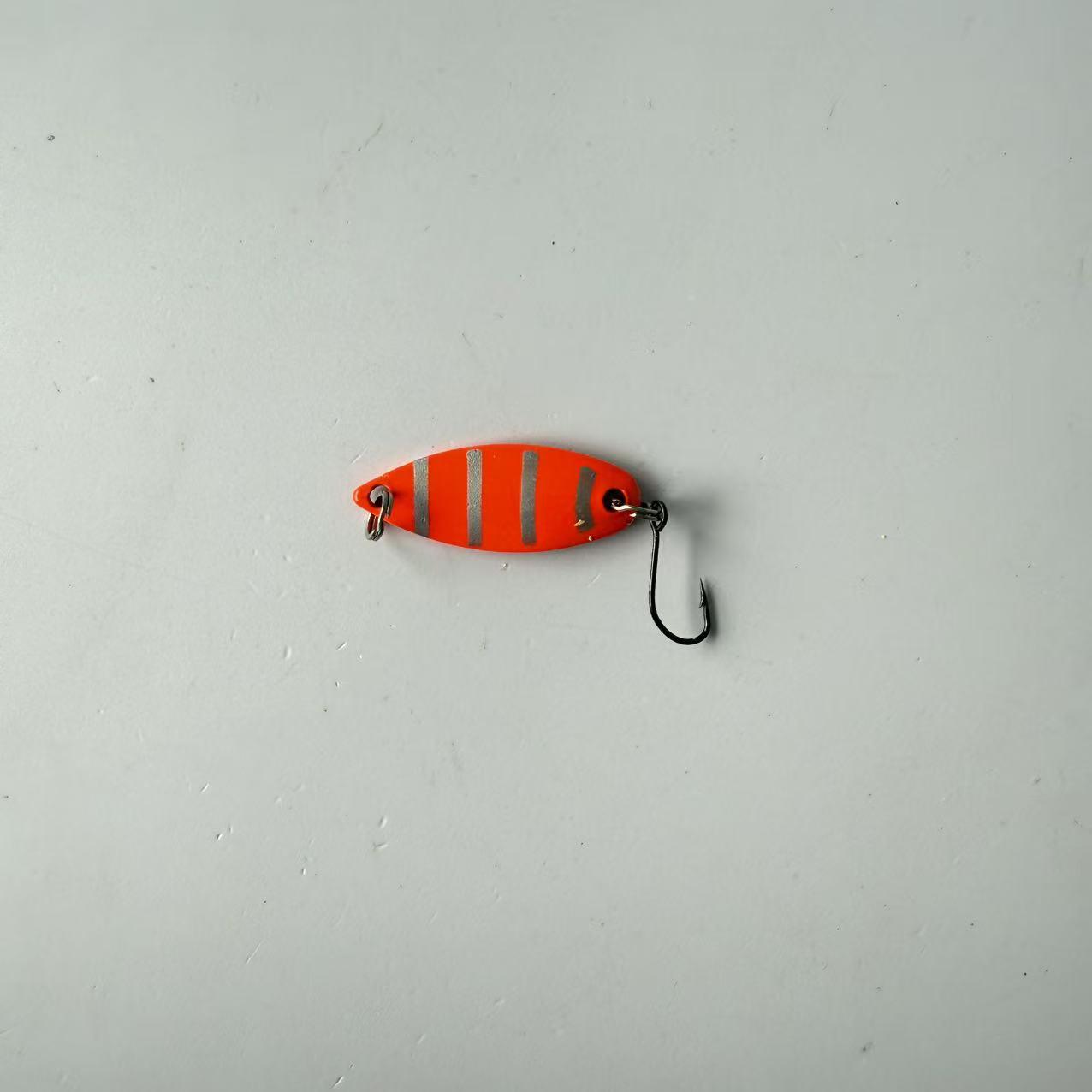 Replica of a Famous Brand, Bestseller, 1 Piece, Micro-Object Mouth Copper Colored Metal UV Glow Focusing on Walleye Bait, Suitable for Freshwater and Saltwater Fishing Accessories, Fishing Gear, and Supplies