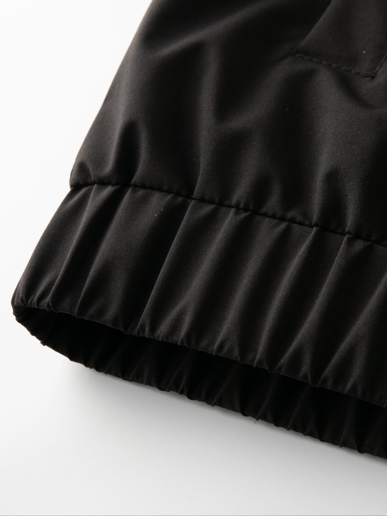 Men's Lightweight Waterproof Colorblock Letter Print Jacket, Windproof Durable Outdoor Casual Cycling Running Coat, Leisure Outdoor Jacket