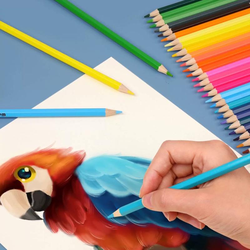 Colored Pencils Set, 72pcs/box Professional Soft Core Oil-based Pencils for Artists and Student & Adult Coloring, Bulk Gift Set in Metal Storage Case