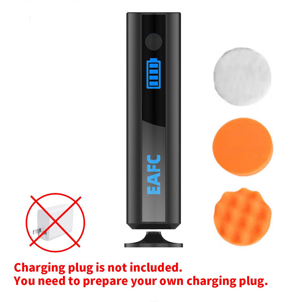 Mini Polishing Machine for Cars, Car Polisher Tool, USB Charging Wireless Car Paint Scratch Repair, Windshield Oil Film Remover, Detail Polishing Kit
