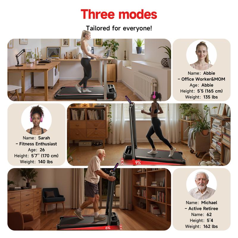 RHYTHM FUN Quiet Foldable Walking Treadmill with Remote – exercise treadmills Compact Running Pad for Apartment & Office,gym stuff Easy to Store Under Desk, Incline Support, Space-Saving , FallFreshness, No Installation Needed treadmill for home RHYTHM FUN Quiet Foldable Walking Treadmill with Remote – exercise treadmills Compact Running Pad for Apartment & Office,gym stuff Easy to Store Under Desk, Incline Support, Space-Saving , FallFreshness, No Installation Needed treadmill for home