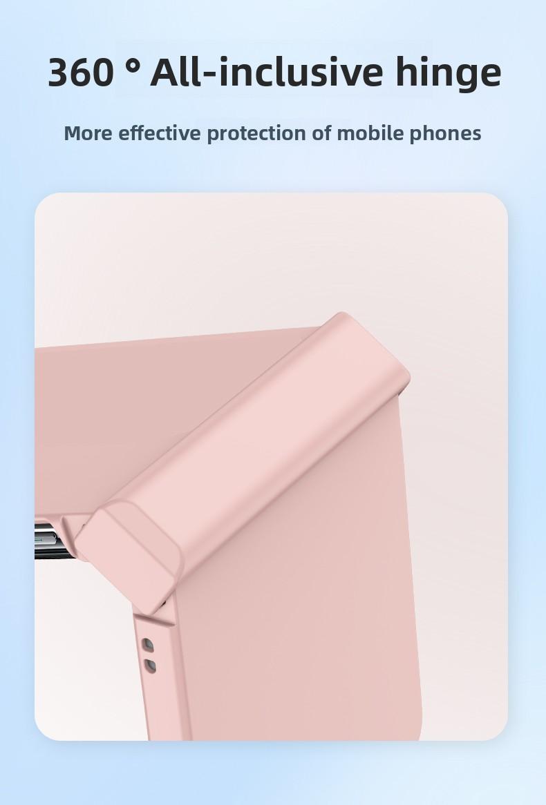Candy-colored protective phone case Cover with hinge, hard PC back panel to protect the phone. Suitable for Samsung Galaxy Z Flip7, Z Flip7FE, Z Flip6, Z Flip5.