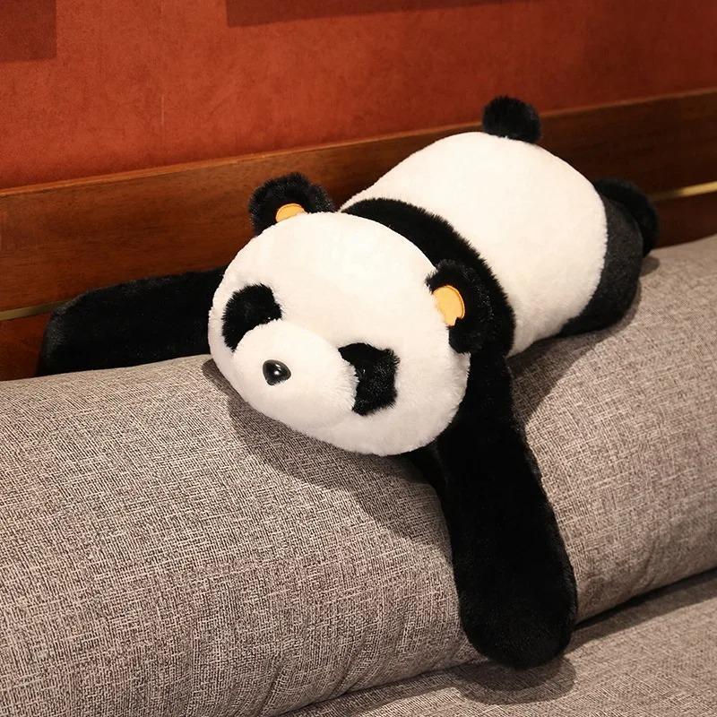 50cm Giant Panda Plush Toys Soft Sleep Pillow Cartoon Animal Bear Stuffed Baby Doll Classic Kids Birthday Christmas Gifts