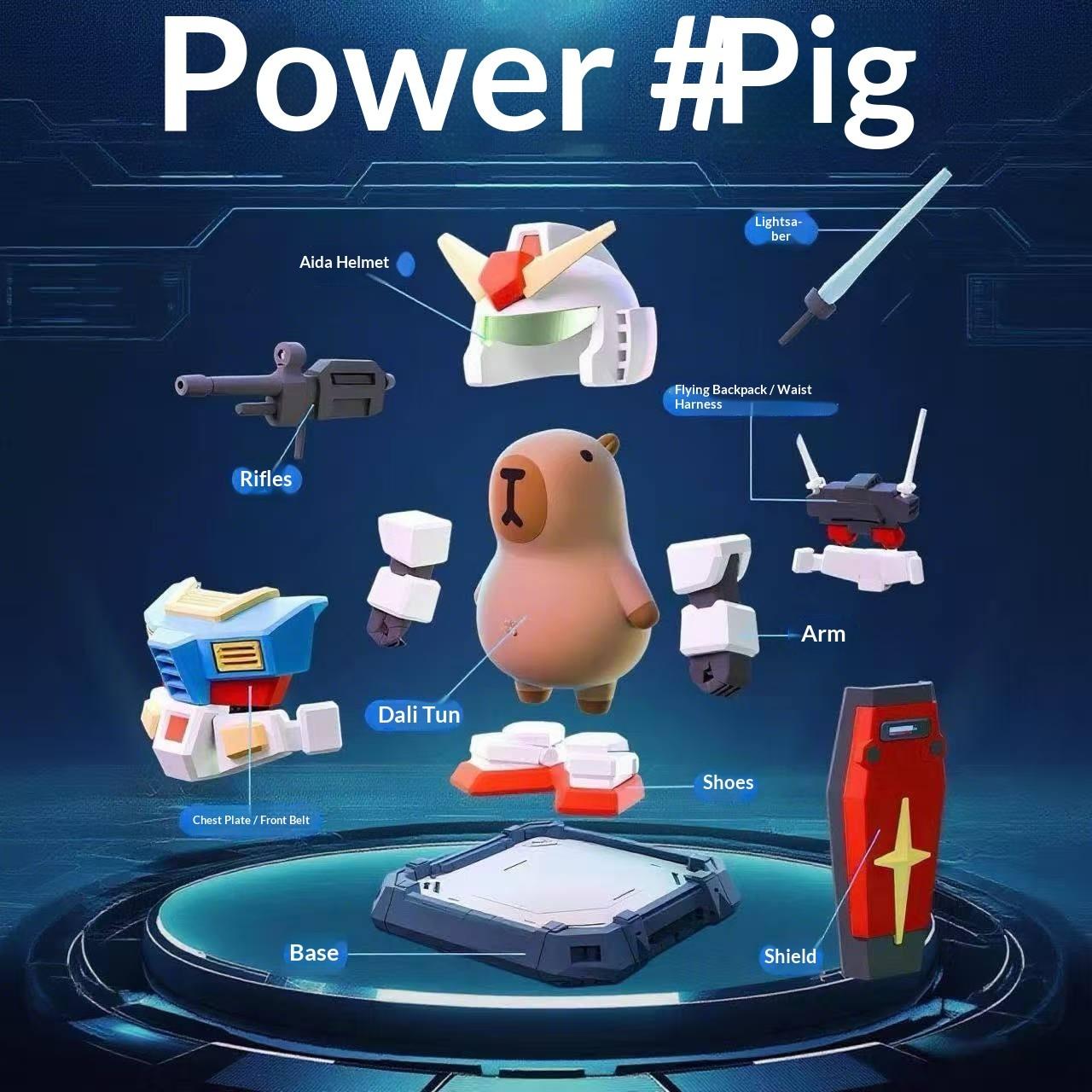 Gundam Magnetic Toy, New Edition Handmade Figure, Capybara Gundam Statue, Collectible Model, Perfect Gift for Fans