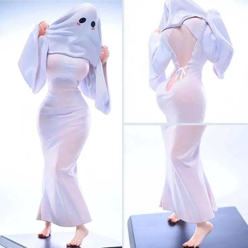 21cm Chiyu Sexy Anime Figure Ghost Girl Mrs. Apricot Adult Collectible Model Desk Decoration Halloween Orament Gift
