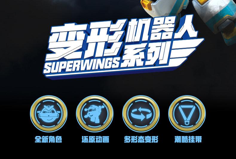 AULDEY  Super Wings Transforming Robot Children'S Backpack Toy Cartoon Characters In Anime And Manga Lodi Black Gold Kid Toy