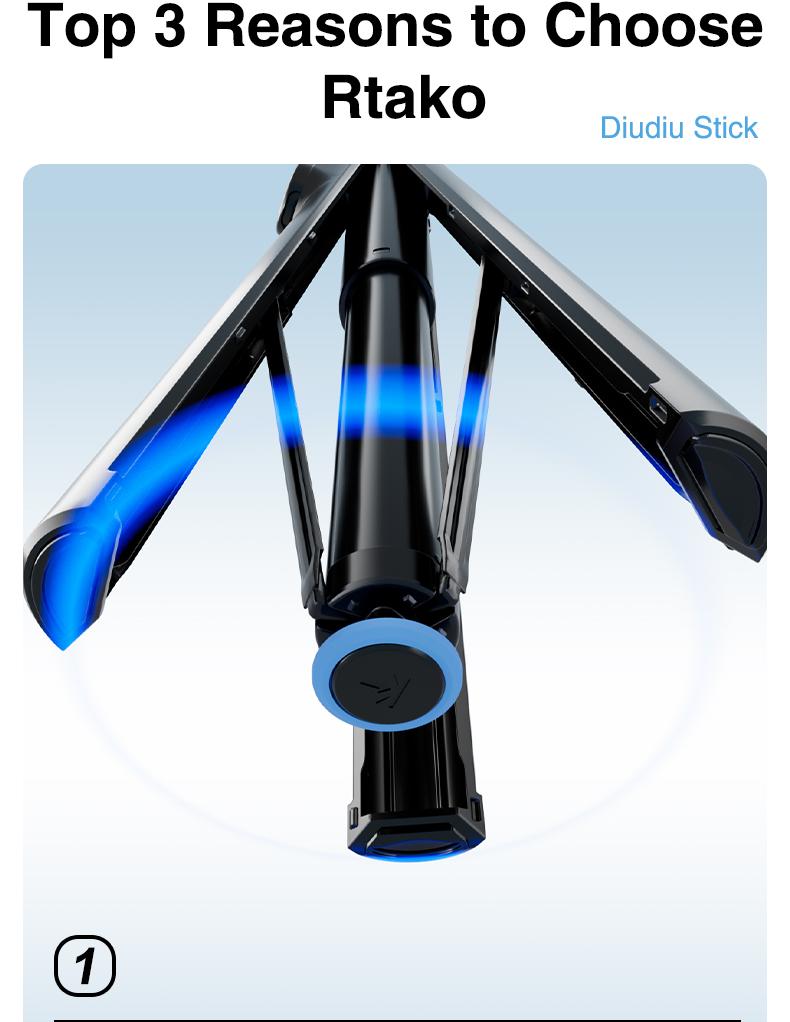 Oroms 67"Portable Selfie Stick Tripod with Remote，One Click Open, Wireless Remote Included.FOR Cellphone. Smartphone Camera Accessories Camera Stand