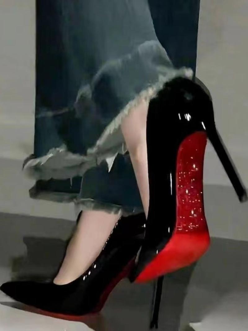 Women's Simple Slip-On High Heel Single Shoe, Elegant Four-Season Wearable Shoes, Perfect for Parties & Daily