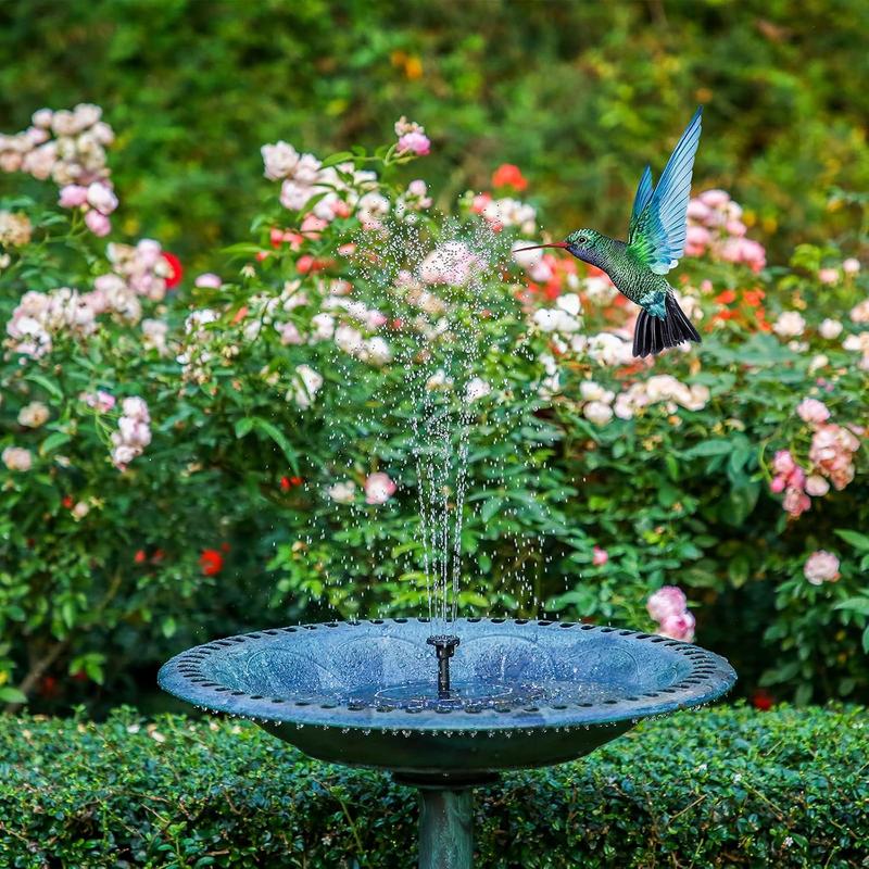 AISITIN 2025 Upgraded Bird Bath DlY Solar Fountain – Suitable for Outdoor GardensPonds, and Swimming Pools, Giving the Garden Soul