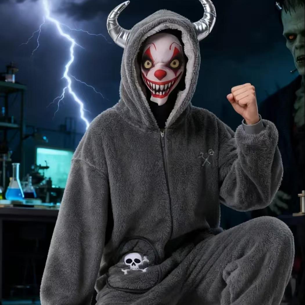 Halloween Costume Hoodie, Unisex Casual Pullover, Available in M/l/xl Sizes, Perfect for Halloween Parties & Daily Wear