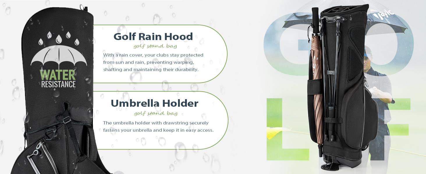 GoHimal 14-Way Golf Stand Bag, Golf Bag for Men with Stand - Lightweight & Durable Golf Club Bags for Men & Women