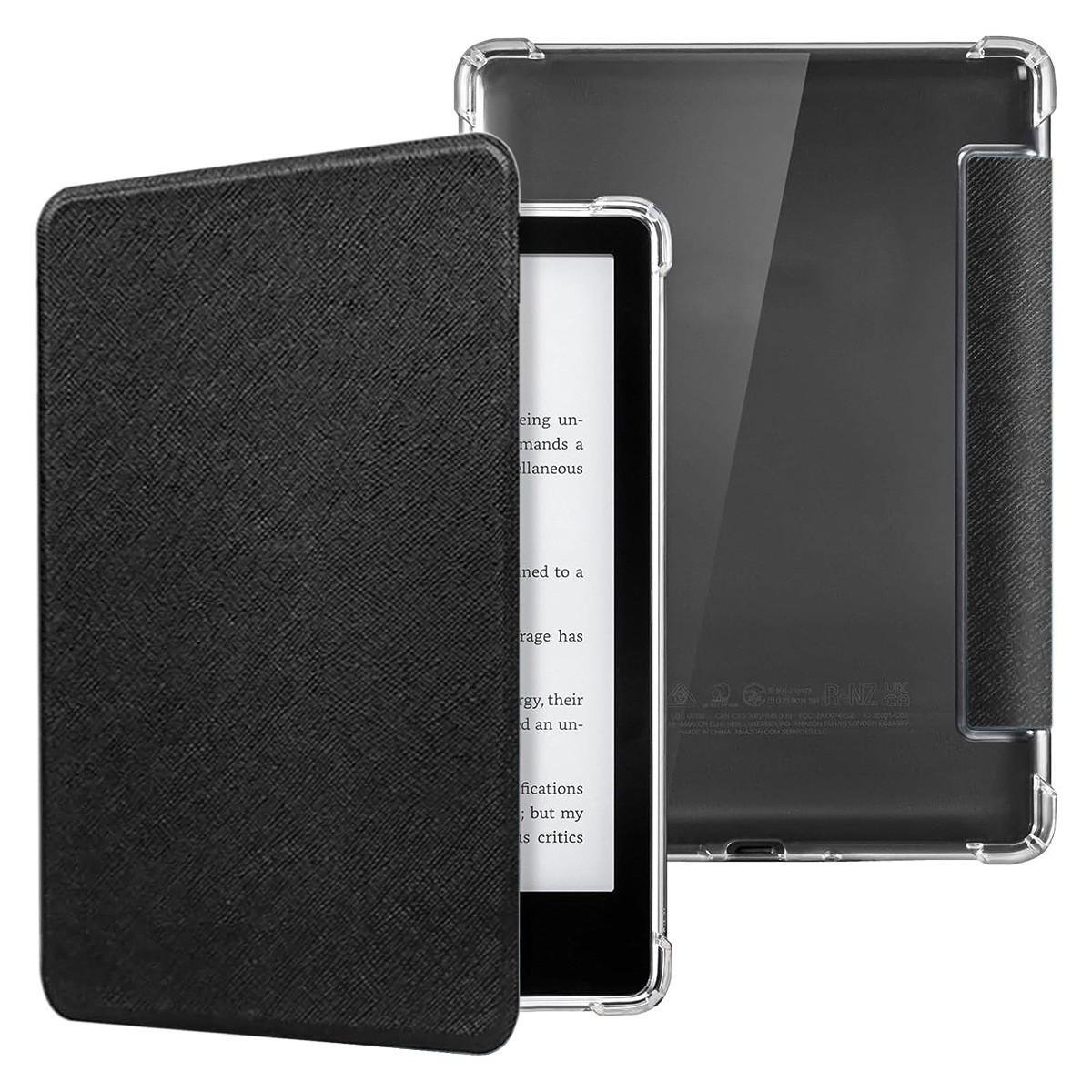 Transparent Shockproof Magnetic Case for 7-Inch Kindle Paperwhite 12th Edition, Clear Protective Cover for Kindle Colorsoft Signature Edition
