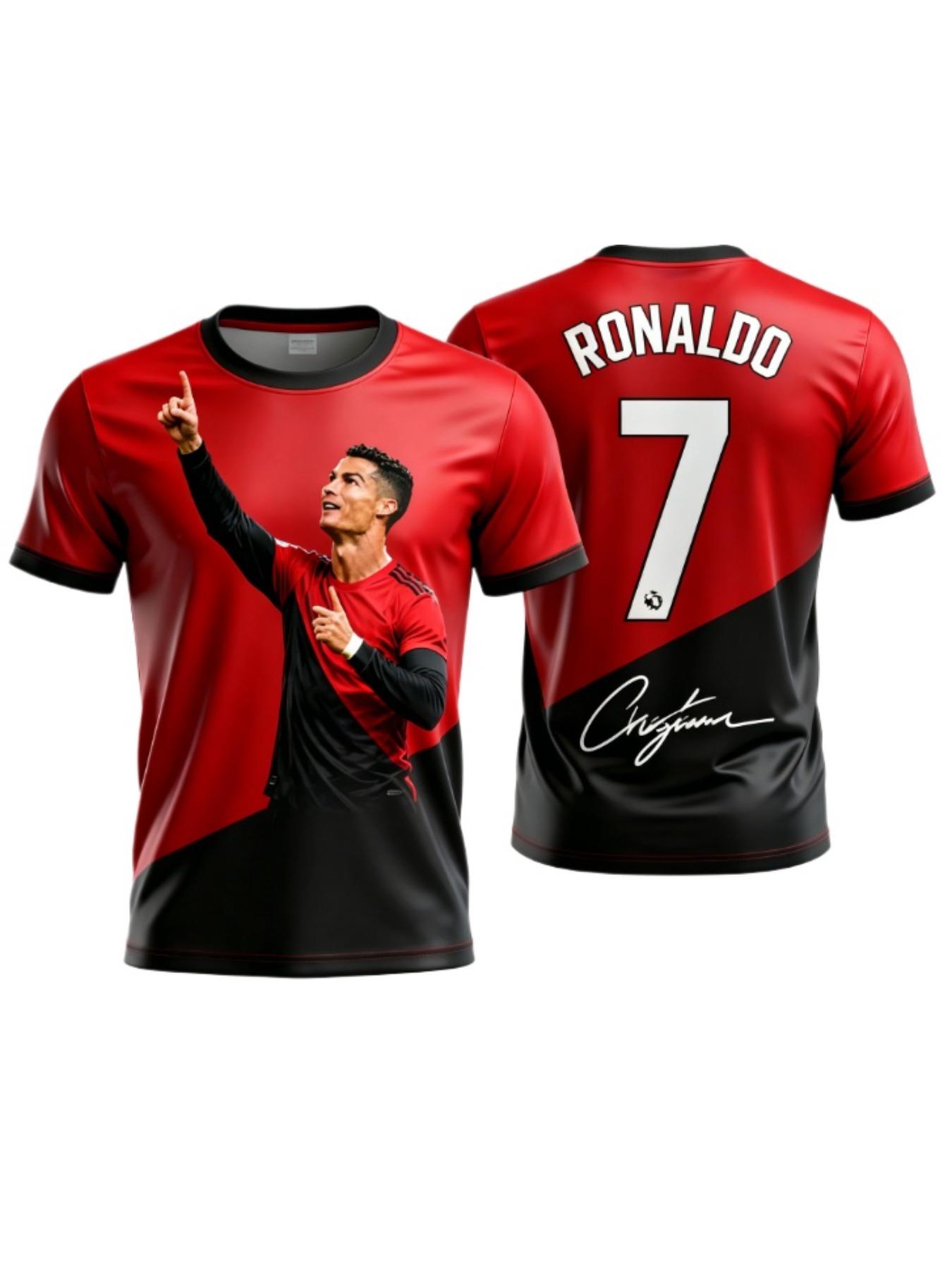 2026 Ronaldo 7 Football Jersey Style Adults Fan Edition Summer Soccer Training Tops Comfortable Sportswear Quick Dry T-Shirt