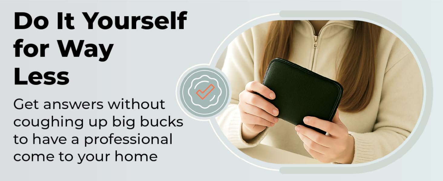 Mold Test Kit – Test 10 Different Areas, Swab Sample and Air Sample, Easy-to-Use Guide,-Testing