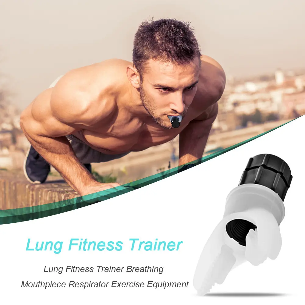 Portable Adjustable Breathing Exercise Tool, Abdominal Lung Capacity Exerciser. Build respiratory endurance & boost lung strength for runners, gym athletes & fitness lovers. Compact easy-carry workout accessory, ideal for daily training to upgrade your at