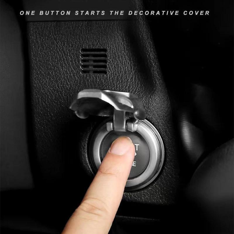 Car One-Click Start Button Skin Interior Decoration for Nismo Nissan Juke Tiida Teana GTR 350Z 370Z 240SX Fairlady Skyline