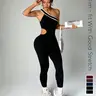 【Black Friday】Women's Colorblock Sleeveless Jumpsuit, High-Stretch Fabric, Sporty Style Jumpsuits for Workout, Yoga, Gym and Outdoor Activities, Comfortable Fabric