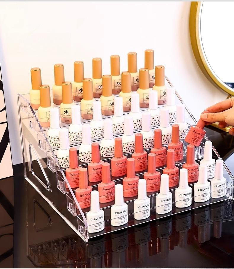 Clear Acrylic Display Stand Multi-Tier Step Riser Shelf for Collectibles, Anime Figures, Badges, Pops & Figurines – Versatile Organizer for Home, Retail & Live Stream Showcase, Dustproof Display Rack for Desk Storage & Collection Exhibition