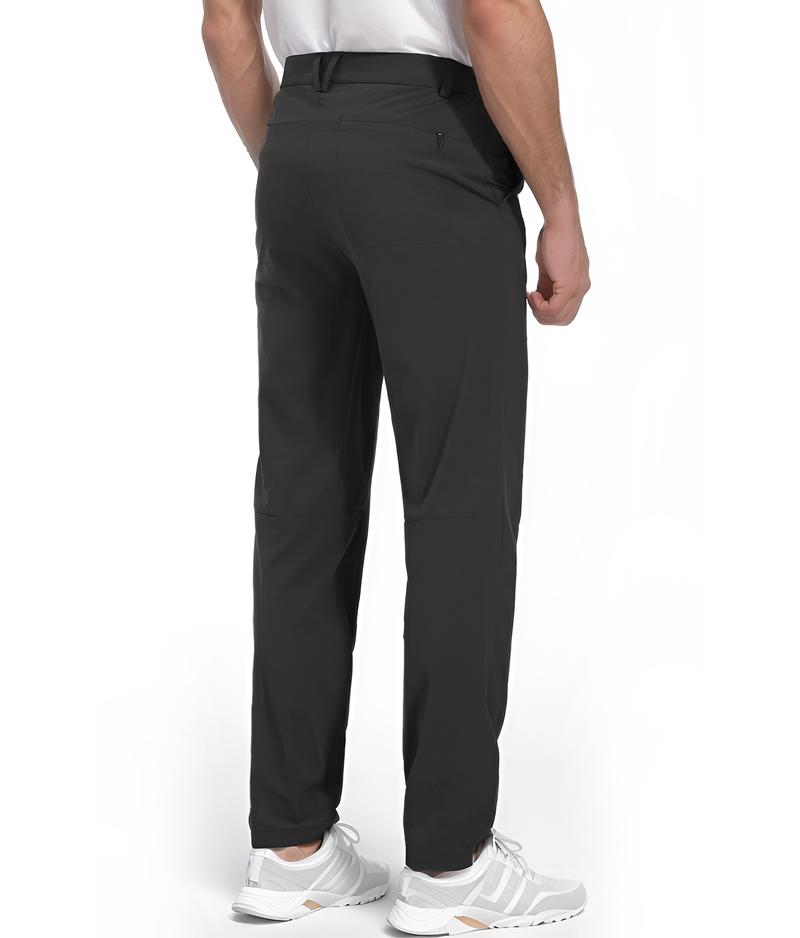COOFANDY Men's Stretch Golf Pants Lightweight Fitted Casual Pants with Pockets