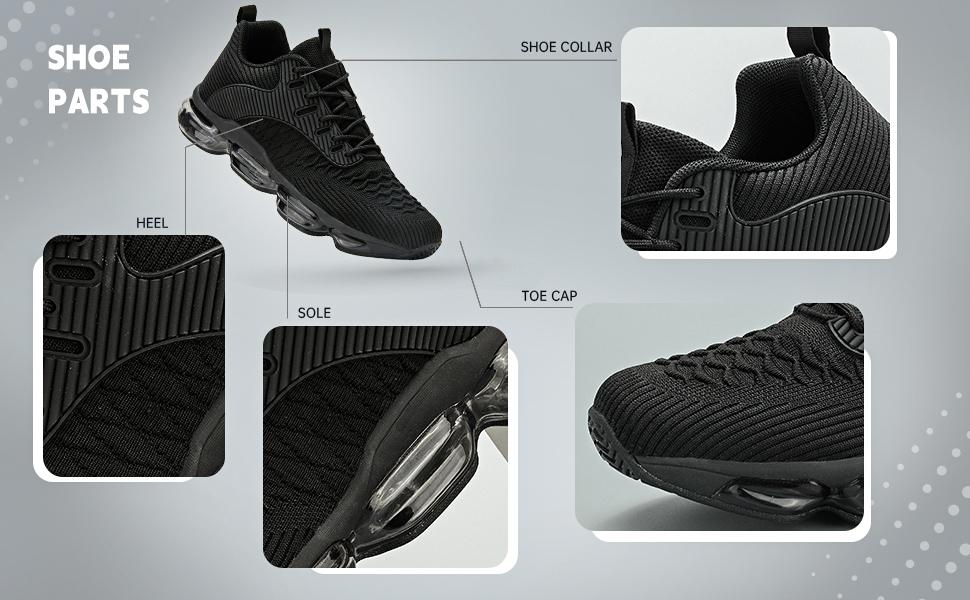 Men's Casual Mesh Lightweight Breathable Running Shoes for Treadmill Wear, Comfortable Fashion Sporty Sneakers, Sports Walking Training Shoes for Daily Wear