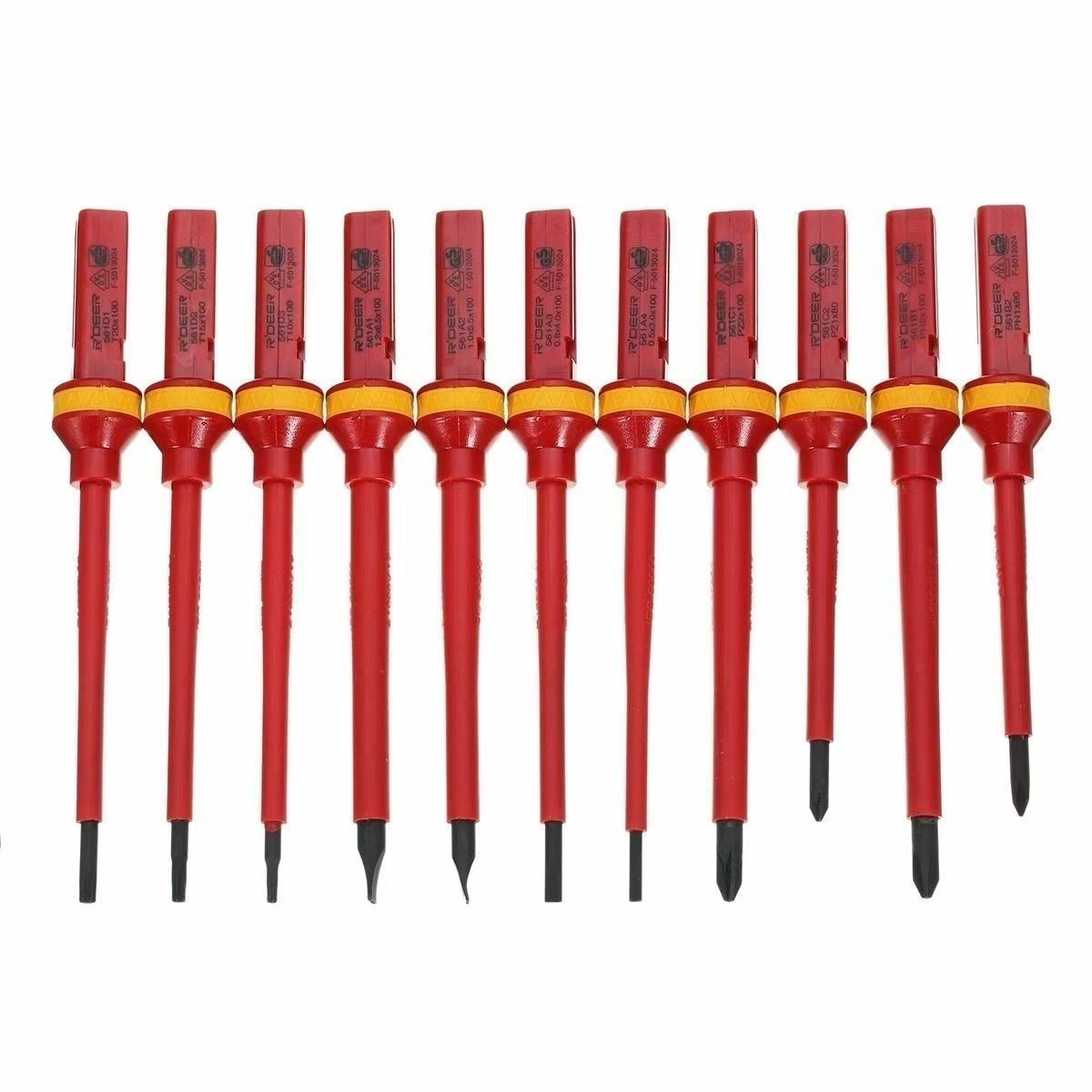 VDE Insulated Screwdriver Set, High Pressure Electrician Screwdriver Set, Multifunctional Screwdriver Set for Home & Office