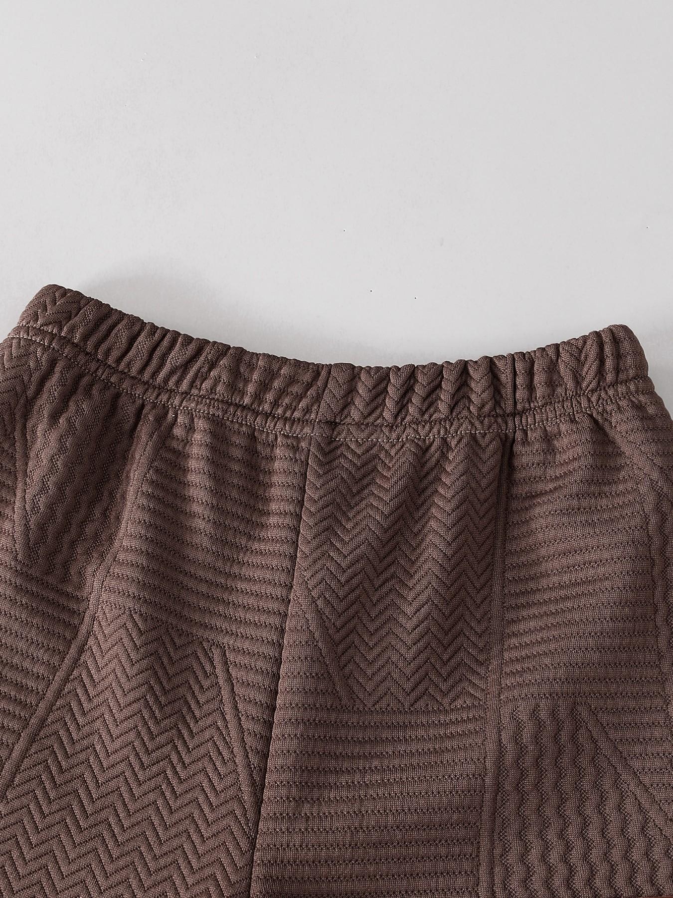 Boys' Summer New Set, Special Fabric Round Neck Short Sleeve with Casual Shorts, 2-Piece, Comfortable and Stylish