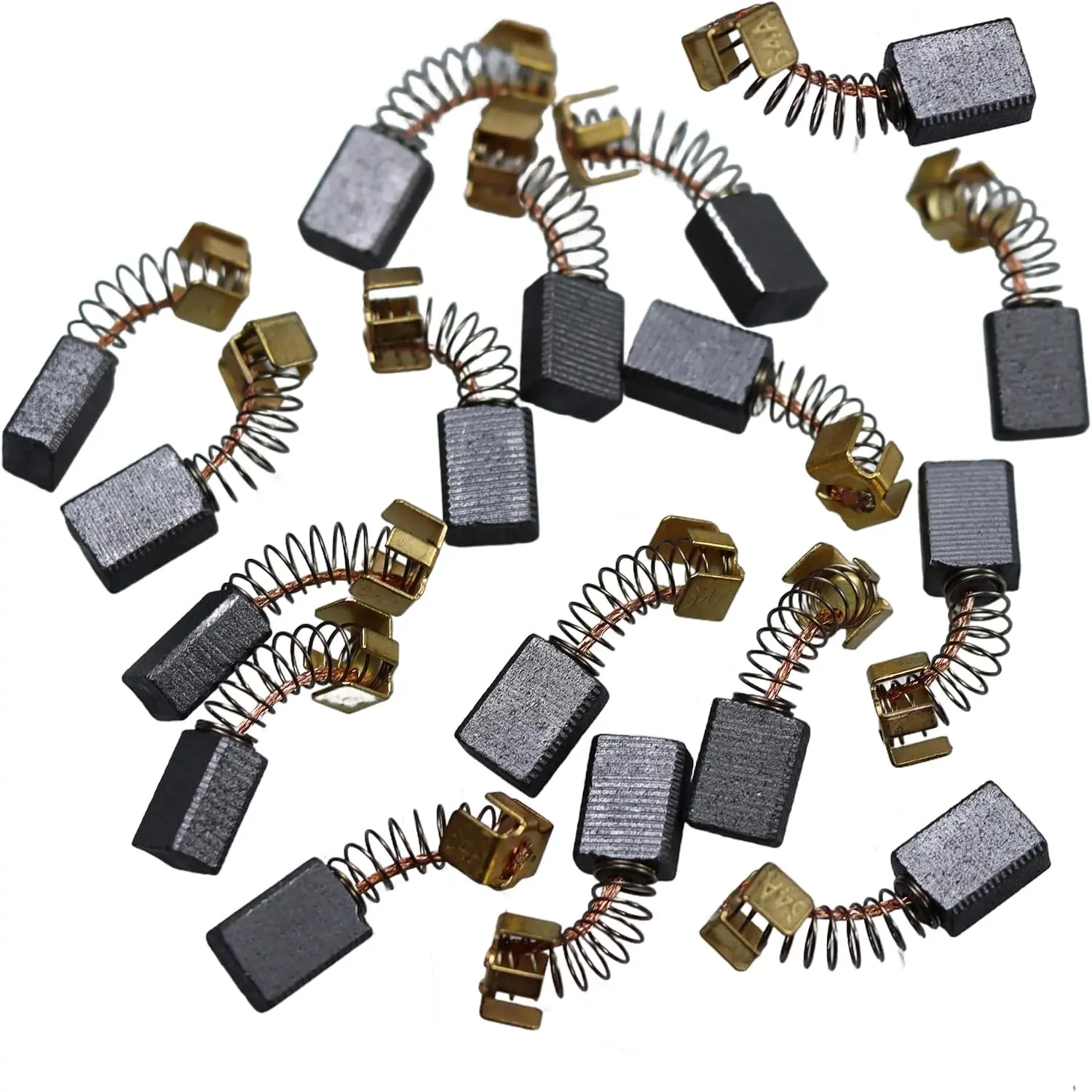 20Pcs Carbon Motor Brushes, 11mm x 8mm x 5mm Electric for Drills, Saws, Grinders, Vacuum Cleaners