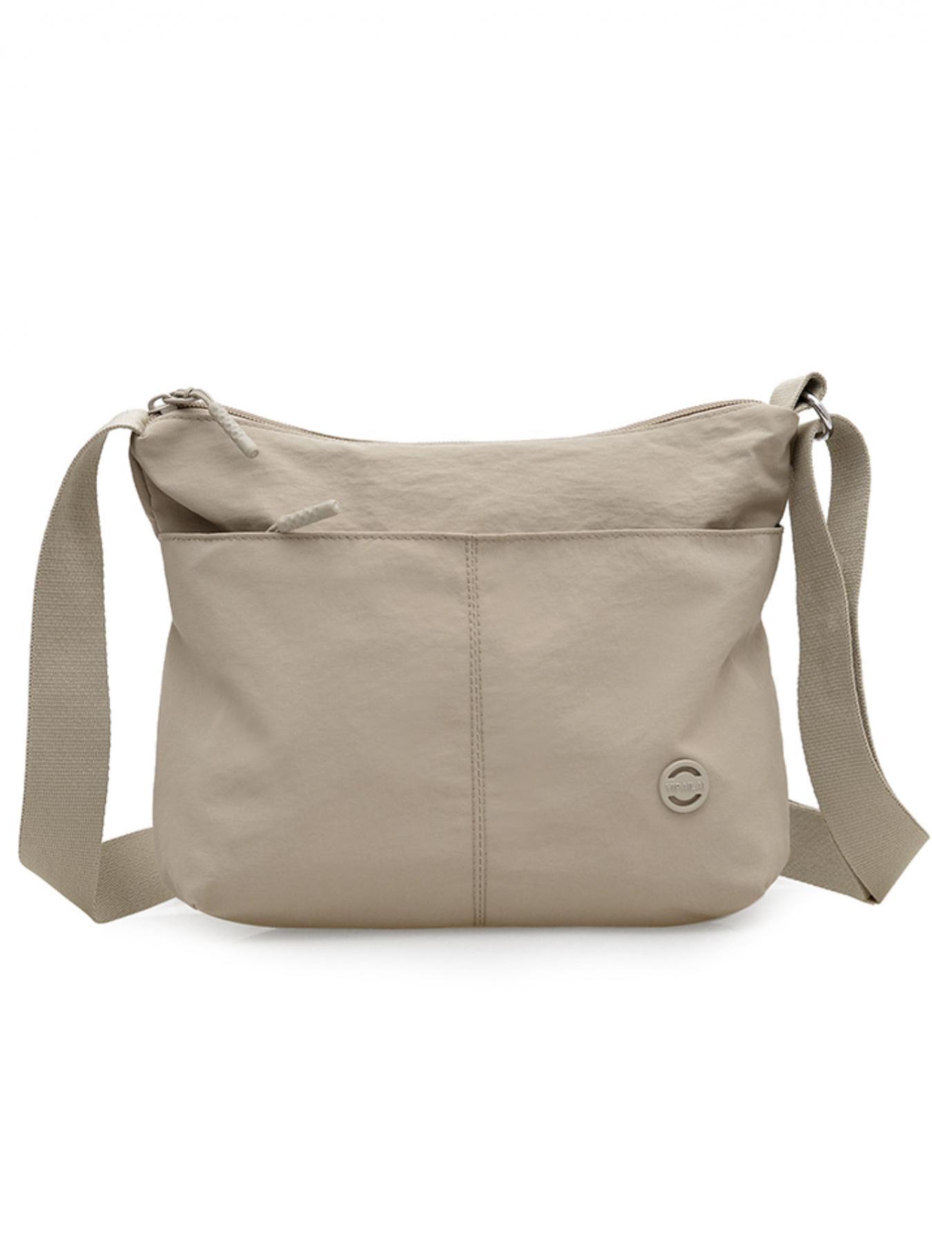 Casual Lightweight Mid-Age Mom Bag, Handbag Shoulder Purse, Multi-Layer Shoulder Bag, Solid Color Zipper Closure Crossbody Bag, Crossbody Messenger Bag, Stylish Daily Use Accessory