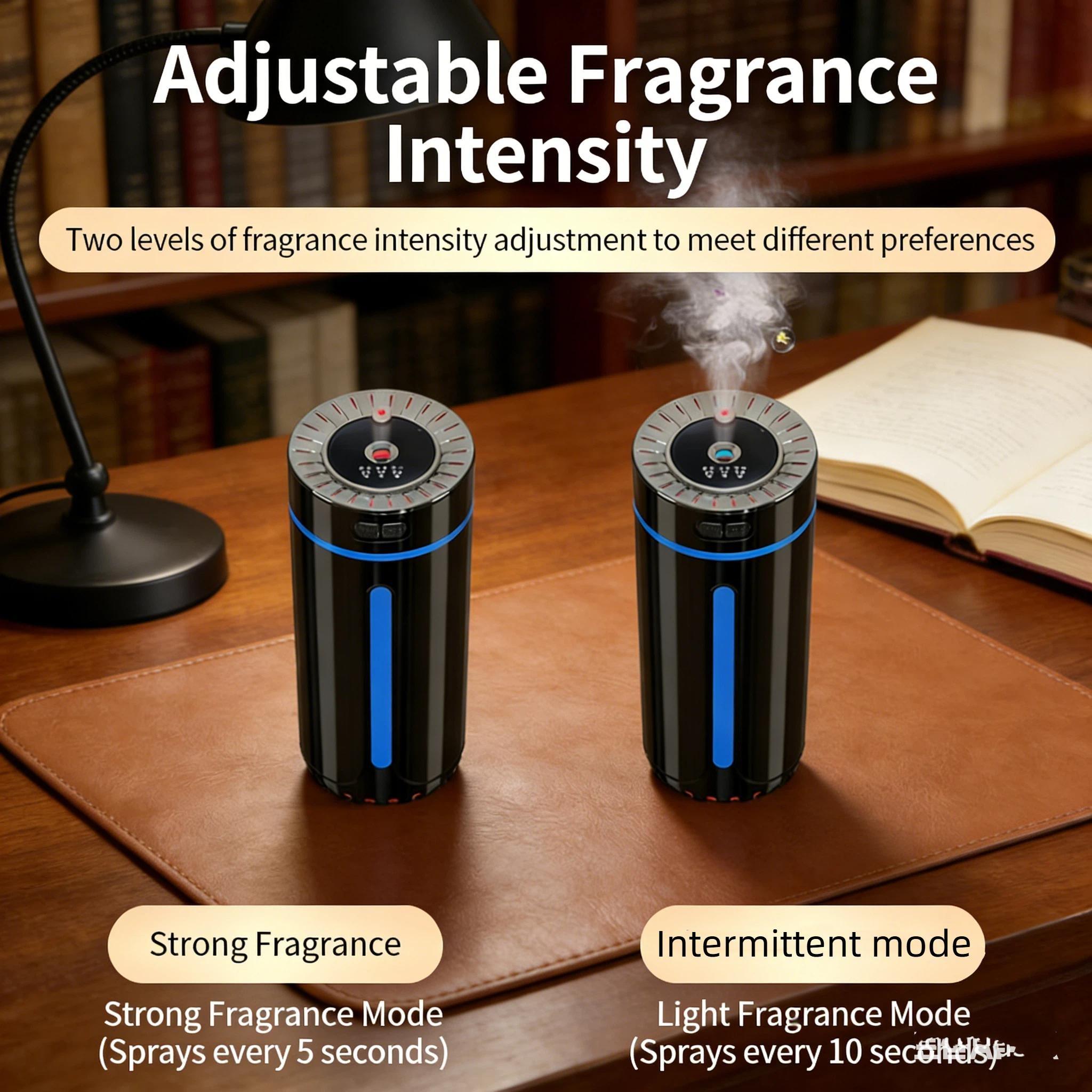 Starlight Car Humidifier Aromatherapy Machine, Car Air Purification Humidifier Freshener Deodorizer, Silent Starlight Atmosphere Lamp, USB Powered Humidifier