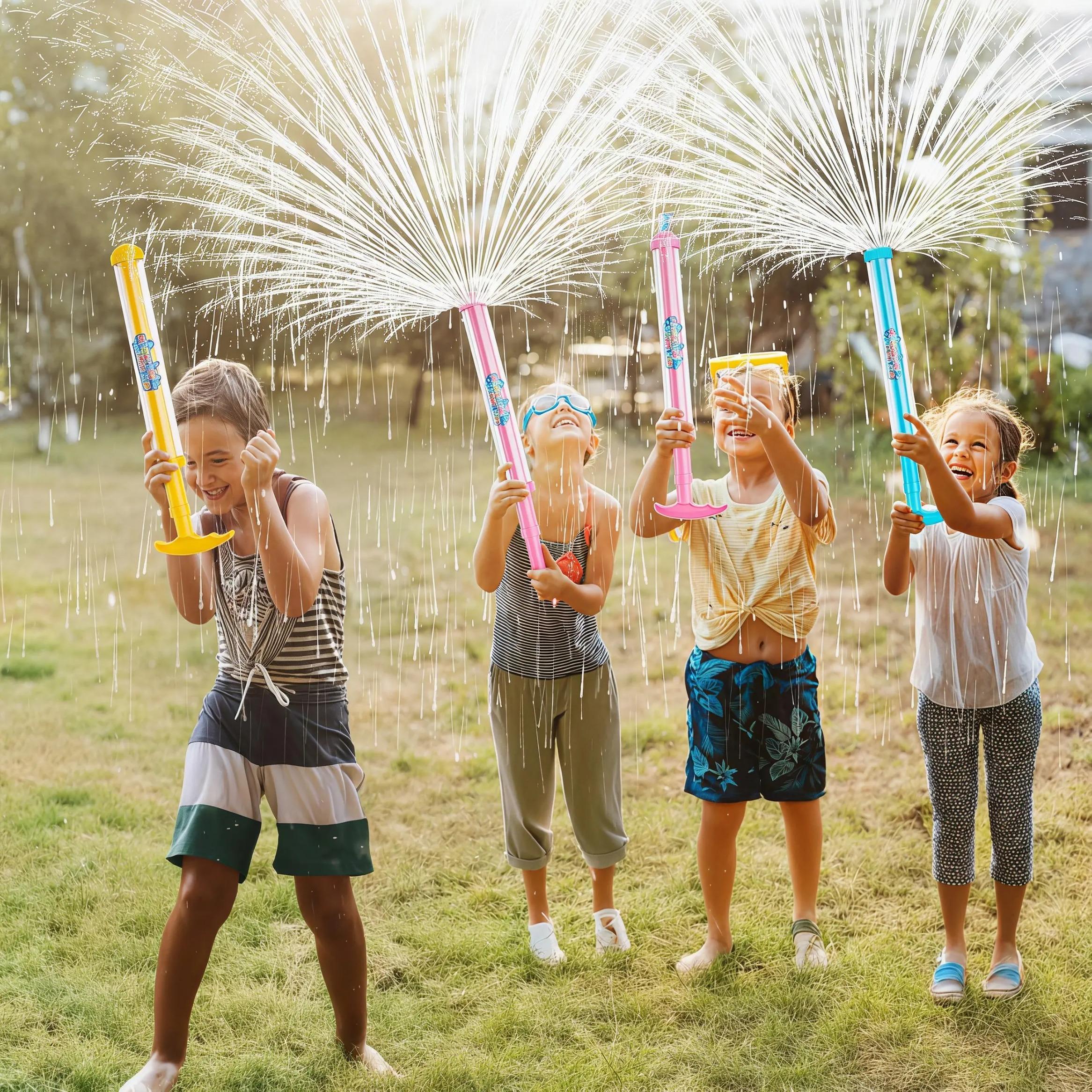 Fireworks Water Gun, Bulk Squirt Water Blaster Guns, Firework Spray Water Soaker Toy Toys for Pool Party Outdoor Summer Water Games