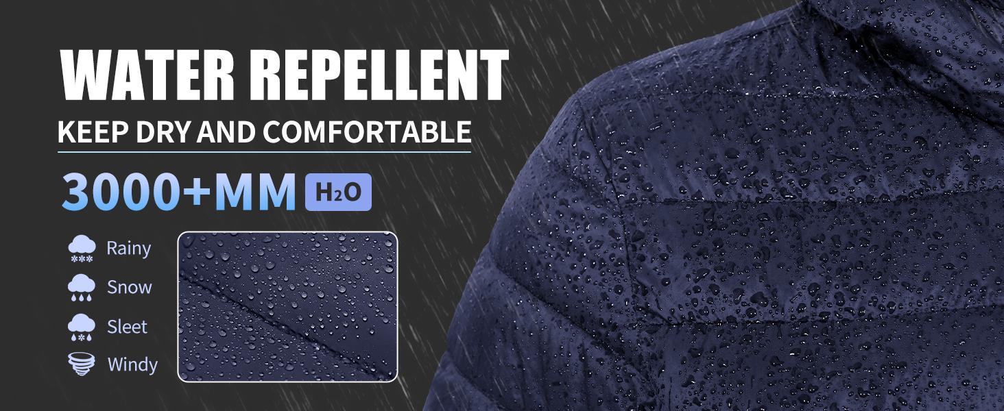 Pioneer Camp Mens Lightweight Packable Outdoor Puffer Jacket Hooded Insulated Thermal Puffy Winter Heated Jackets for Running Travle Casual  Alternative Breathable Bubble Cotton Elastic Menswear Outdoor Coat