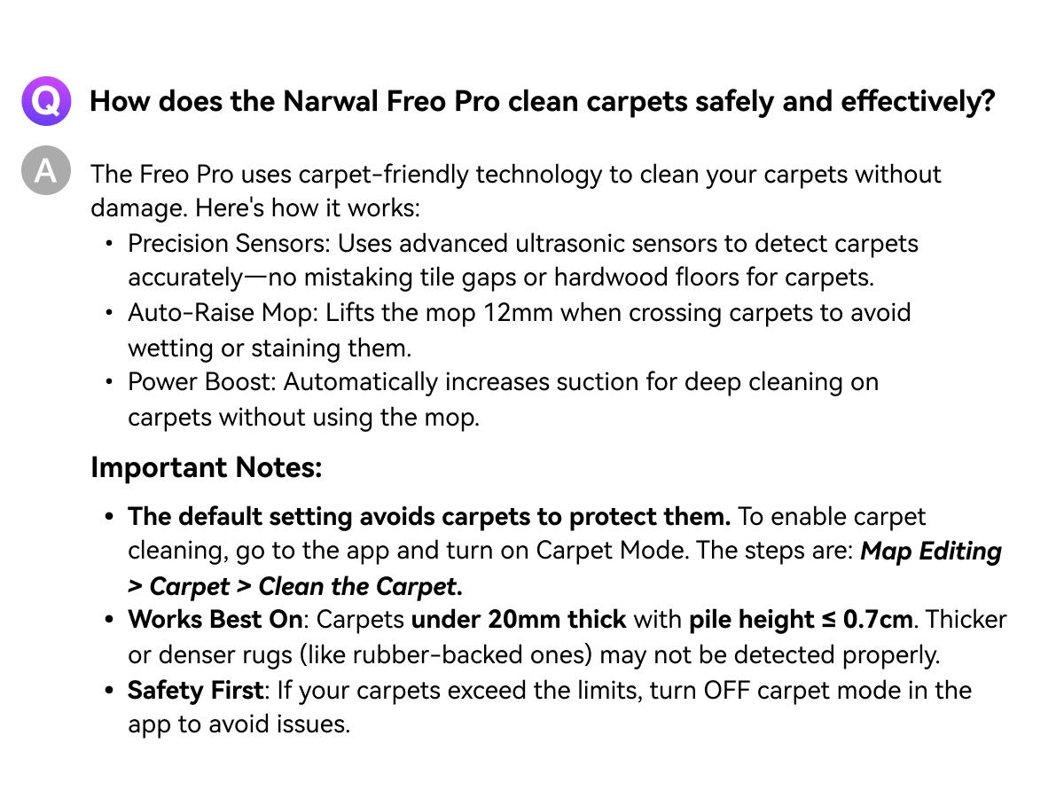 NARWAL Freo Pro Robot Vacuum and Mop Combo, Tangle Free Robot Mop, 8500Pa Powerful Suction, Self-Emptying, Auto Mop Washing, Auto Drying, Obstacle Avoidance, Ideal for Pet Hair and Hard Floor NARWAL Freo Pro Robot Vacuum and Mop Combo, Tangle Free Robot Mop, 8500Pa Powerful Suction, Self-Emptying, Auto Mop Washing, Auto Drying, Obstacle Avoidance, Ideal for Pet Hair and Hard Floor