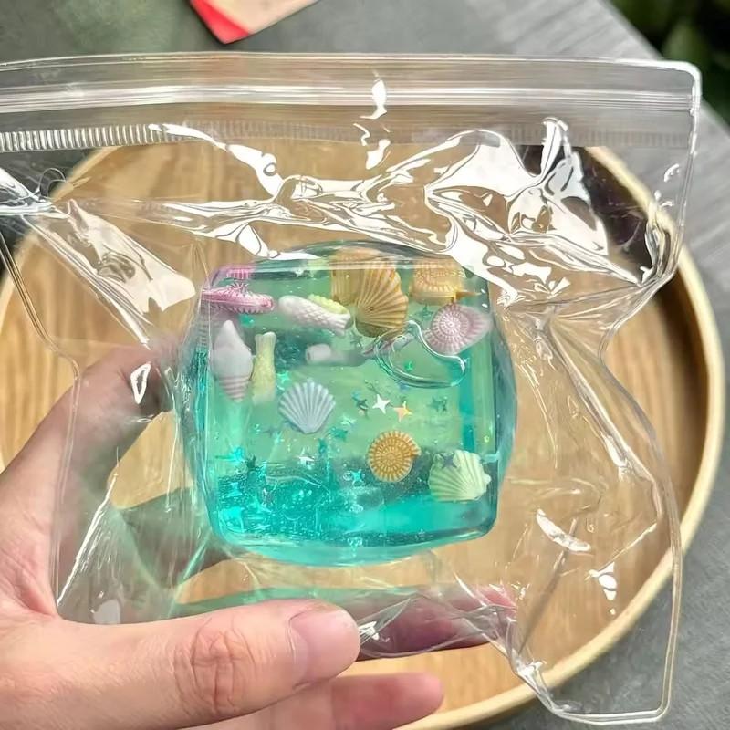 Adult Soft Ocean Block Stress Relief Ball, Anxiety Relief Fidget Toy, Malt Water Ball Bulk Gift, Unisex Non-Electrical Stress Relief Toy