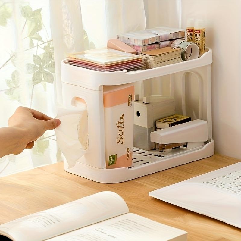 2-Tier Bathroom Counter Organizer, Space-Saving Storage Rack for Vanity, Toiletries & Makeup in Bathroom & Kitchen Counter