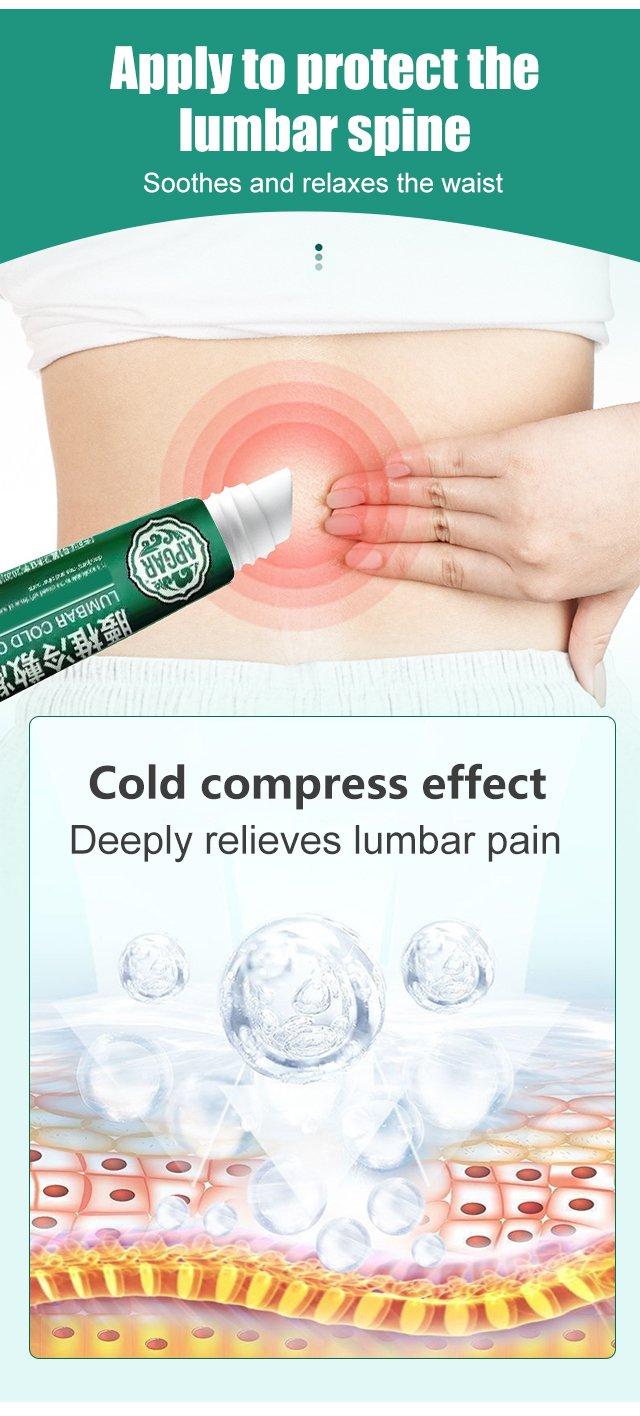 Lumbar Spine Relief Cooling Compress Gel for Soothing Comfort