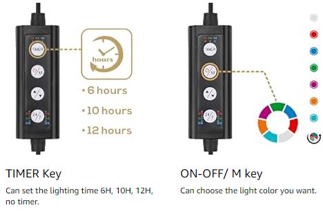 hygger 24/7 Lighting Aquarium LED Light, Sunrise-Daylight-Moonlight Mode and DIY Mode, Timer Adjustable Brightness Fish Tank Light with Extendable Bracket 7 Colors for Planted Tank hygger 24/7 Lighting Aquarium LED Light, Sunrise-Daylight-Moonlight Mode and DIY Mode, Timer Adjustable Brightness Fish Tank Light with Extendable Bracket 7 Colors for Planted Tank