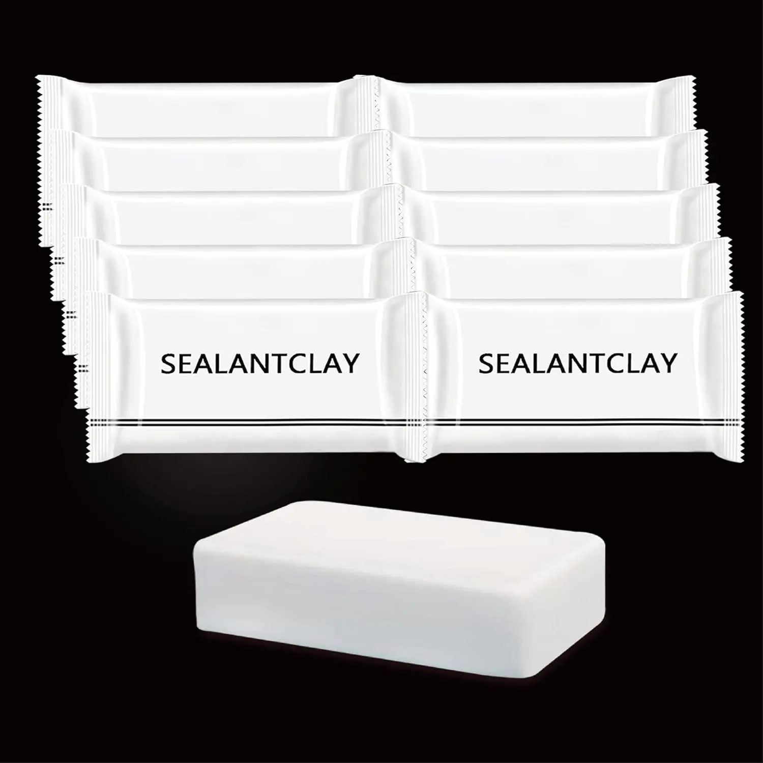 10-Pack Premium Waterproof Wall Repair Sealing Clay Duct Seal, Quick & Easy Solution for Wall Hole Repair, Air Conditioning Pipes, Drain Pipes, Quick And Easy Solution
