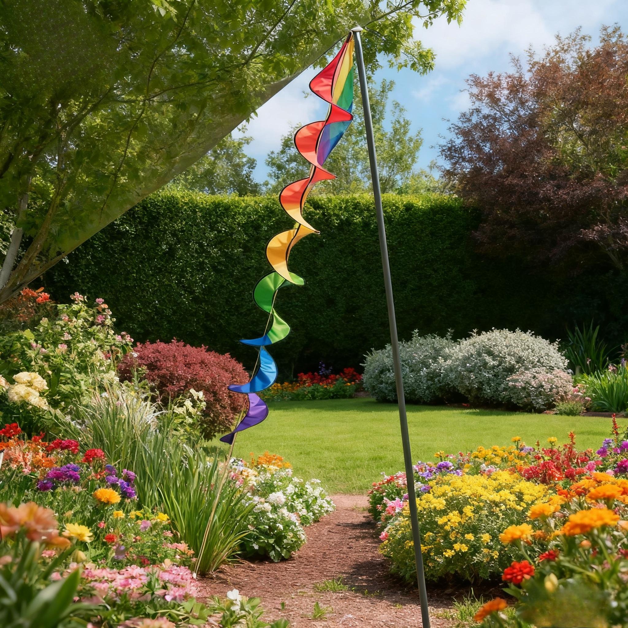 Colorful camping flags and outdoor tent accessories - camping atmosphere decorative tarpaulin, ground peg rope, warning flag, anti-trip wind tube, colorful flags, hanging accessories, canopy ventilation solution, outdoor ground anchor rope