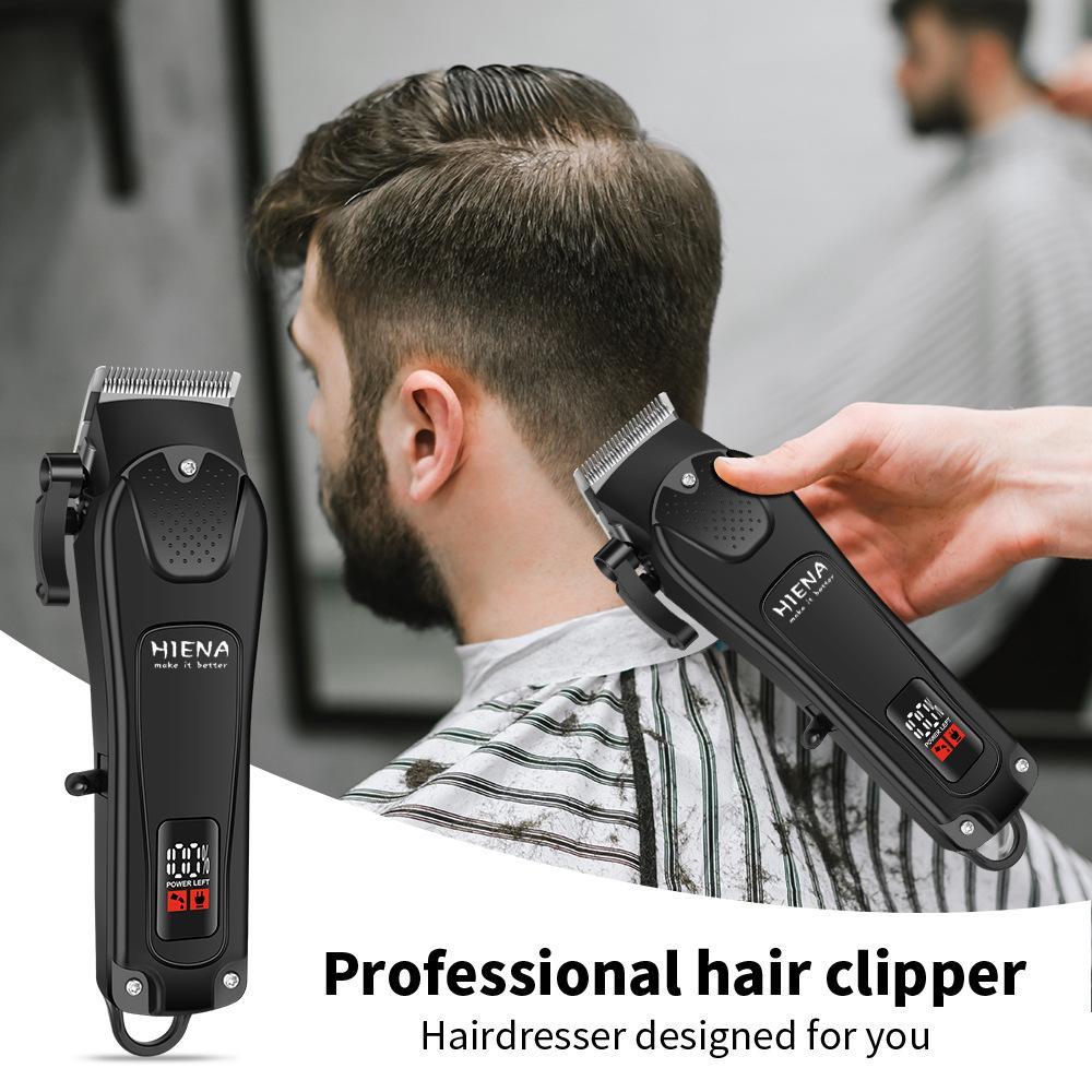 electric hair clipper adopts a cordless design, equipped with stainless steel sharp blade and silent motor, supports oil head and gradient styling, and can also shave beard and body hair. It provides a limit comb and adjustable blade suitable for home use