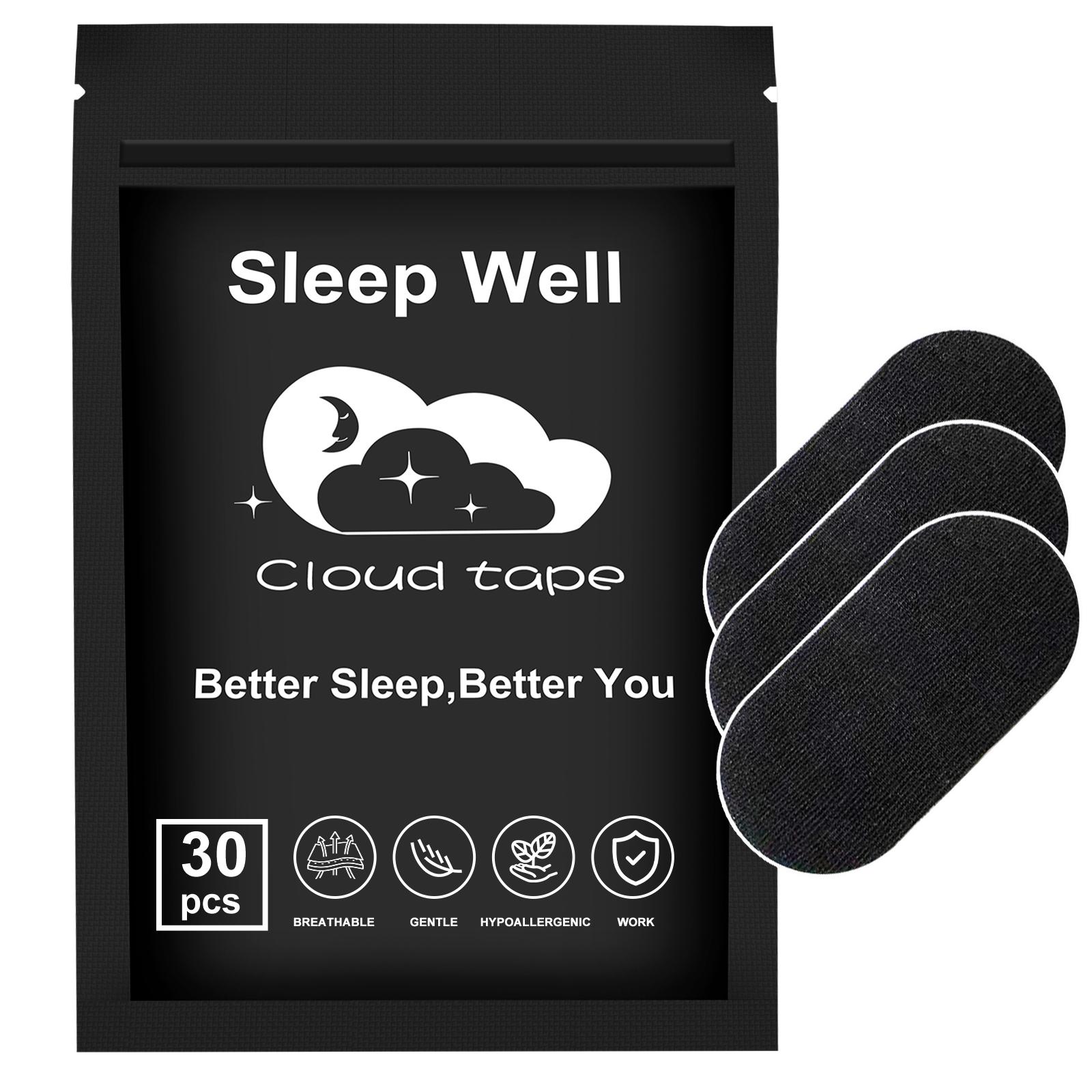 Mouth Tape Pack of 30/60/120 for 1/2/4 Month, Hypoallergenic Adhesive, Mild Tape, Sports Accessories, Black super breathable promotes restful Sleep