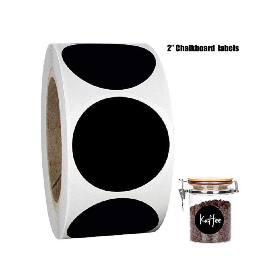 Round Label Sticker, 120/300pcs Waterproof Self Adhesive Label Sticker, Easy To Remove Label Sticker for Kitchen Seasoning Jar, Spice Jar, Storage Box