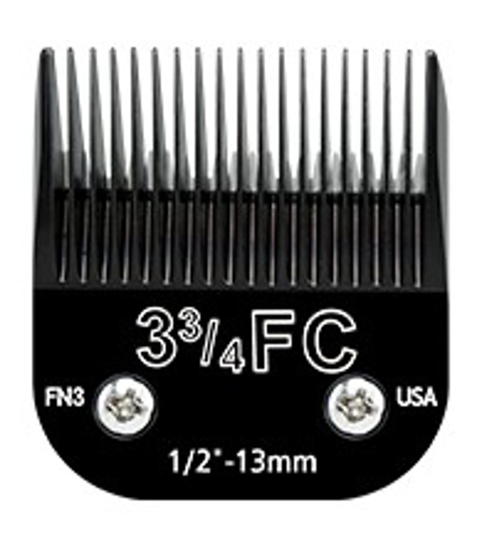 Universal Dog Grooming Blades - Size 7FC, 1/8" Cut Length, Ceramic & Stainless Steel, Black, Compatible with Andis, Oster A5, Wahl KM Series Pet Detachable Clippers, Ceramic&Steel