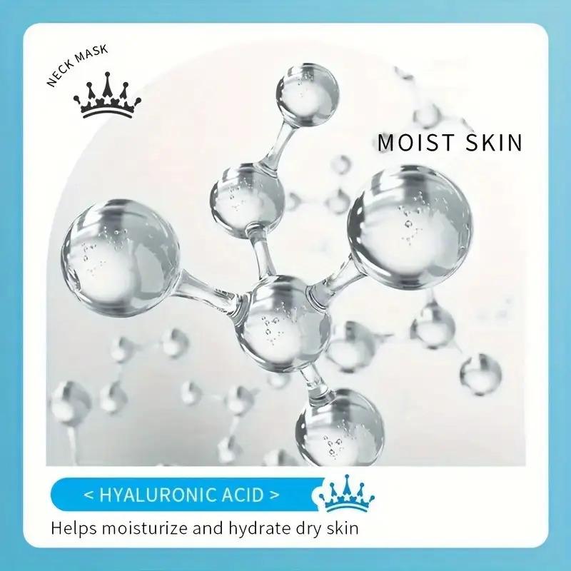 10pcs Sadoer Neck Masks with Glycerin & Hyaluronic Acid - Moisturizing Neck Care Sleek Packaging, Ideal Gift for Office Workers & Tech Users, Neck Mask for Face, Light Beige Hydration, Skincare Routine Hydrating Skincare, Skincare Enthusiasts,