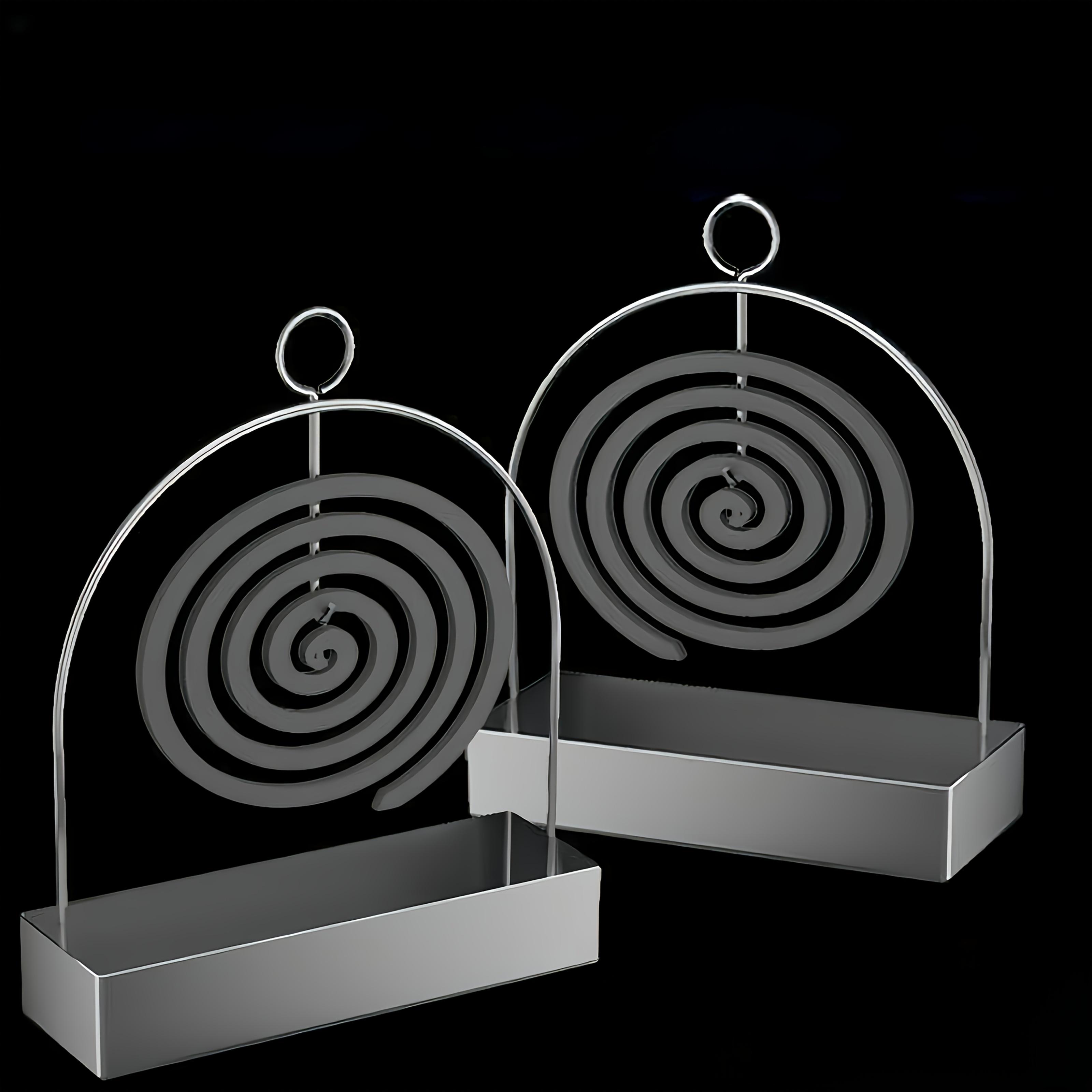 One Mosquito Coil Holder, Made of Metal, Suitable for Hanging Mosquito Coils or Sandalwood Incense, Suitable for Decorating Living Rooms/bedrooms and Outdoor Camping