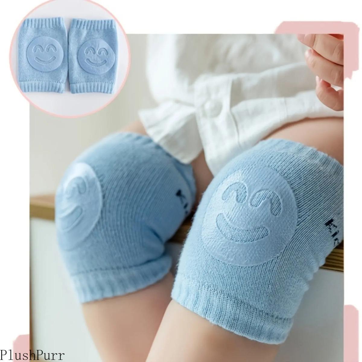4-Piece Non-Slip Baby Knee Pads for Newborns - Thick Soft Contoured Design, Sports & Outdoor Crawling Protective Gear for Fall Protection & Durability (DIY Bag Accessories), Newborn summerwins