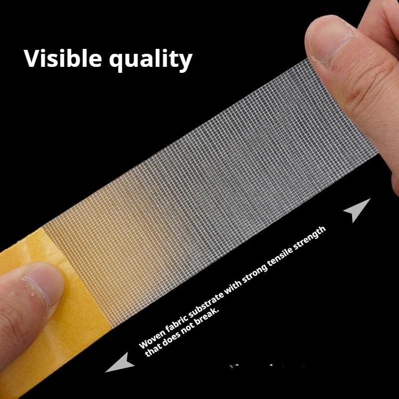 High Adhesive Double-Sided Tape, Grid Mesh Carpet Backing, Strong Bonding for Weddings and Exhibitions, Durable Floor Matting
